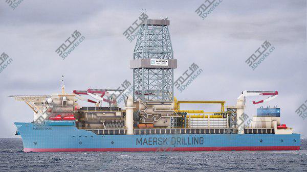 images/goods_img/20210312/3D Drilling Ship Maersk model/2.jpg